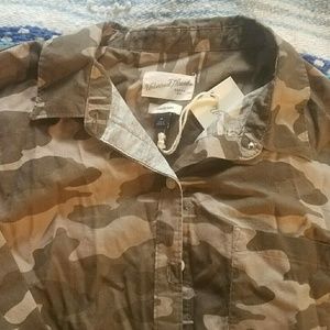 Cute Camo Button-down Shirt